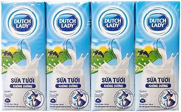 Sữa tươi Cô Gái Hà Lan hộp giấy
