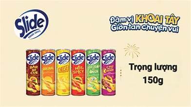 Snack khoai tây Slide (nhiều vị)
